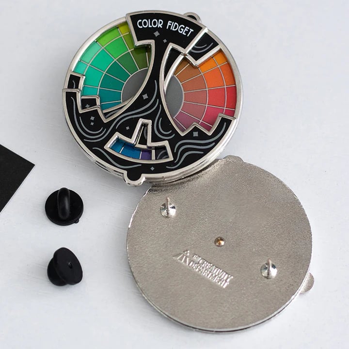 đColor Fidget Enamel Pin(â¨A Wheel Of Twenty Hues)