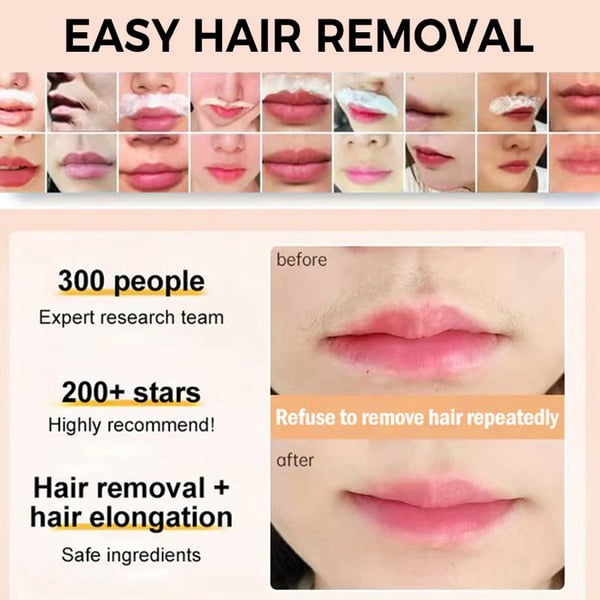 đ„Gentle and Painless Facial Hair Removal Cream