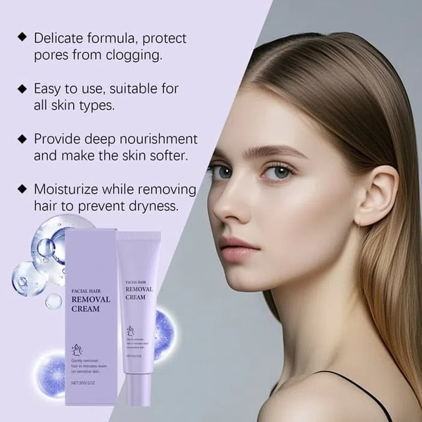 đ„Gentle and Painless Facial Hair Removal Cream