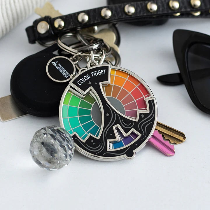 đColor Fidget Enamel Pin(â¨A Wheel Of Twenty Hues)
