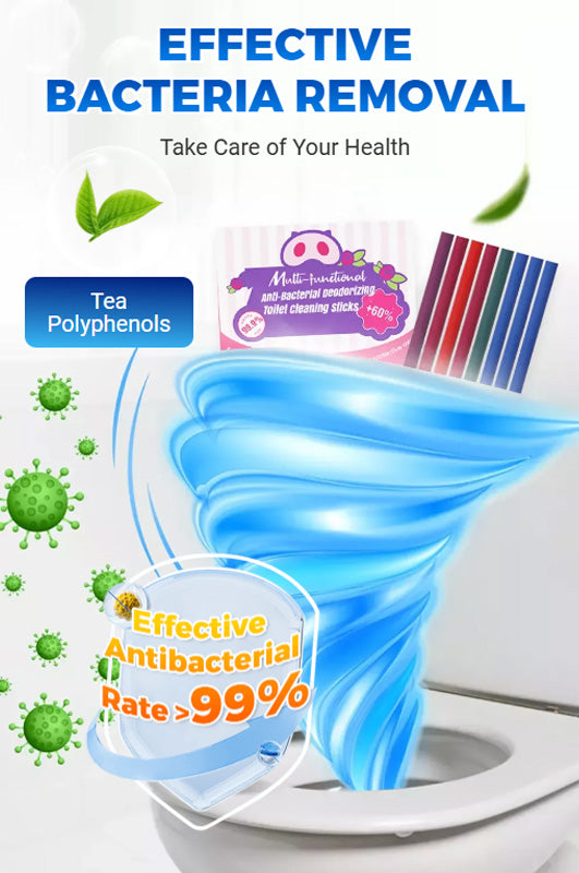 ✨Multi-functional Anti-Bacterial Deodorizing Toilet Cleaning Sticks🌈