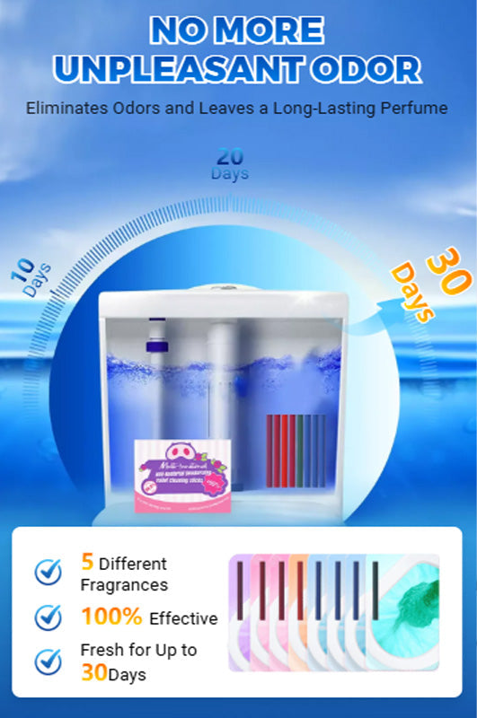 ✨Multi-functional Anti-Bacterial Deodorizing Toilet Cleaning Sticks🌈
