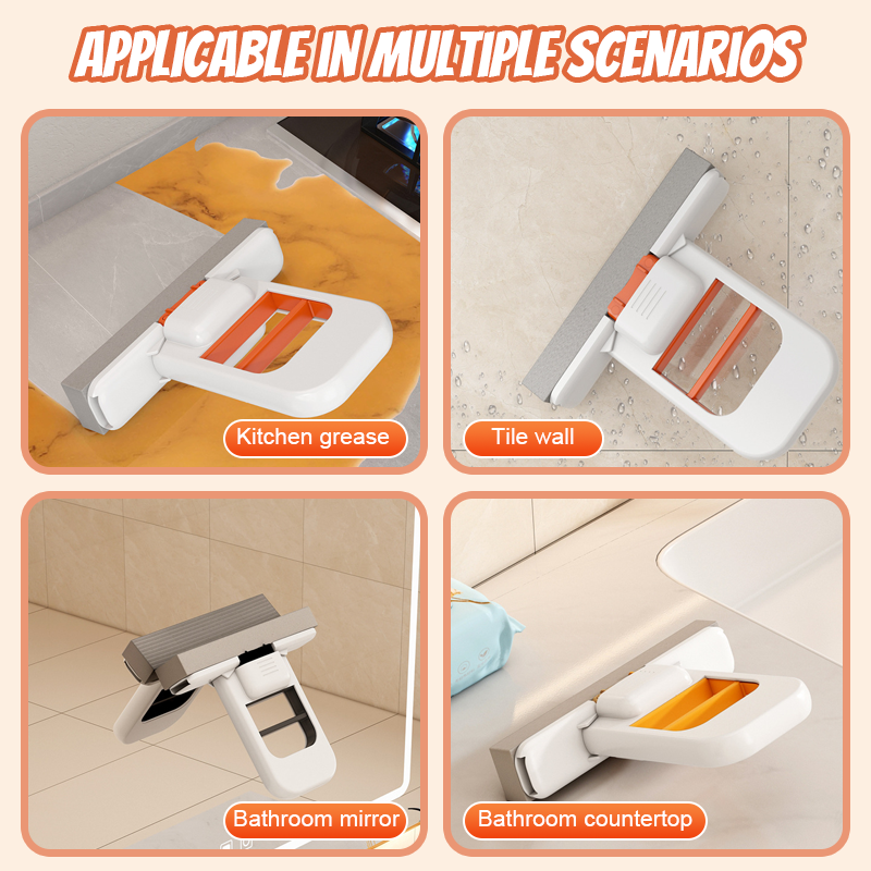 🧼 Handheld Mini Mop – Clean Smarter, Not Harder! 🧼