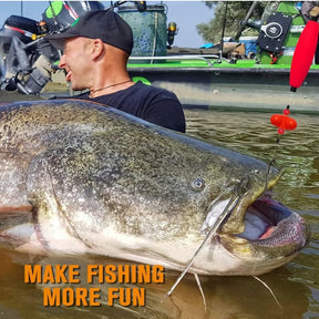 Pre-Rigged Catfish Float Rigs with Rattle Beads