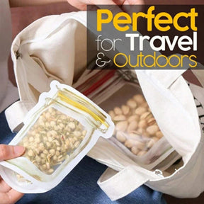 Reusable Mason Bottle Ziplock Bags