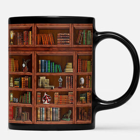 3D Bookshelf Mug
