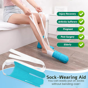 Sock-Wearing Aid