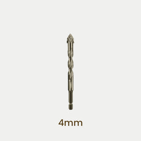 New four-edge serrated eccentric drill bit