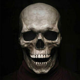 Full Head Skull Mask with Movable Jaw
