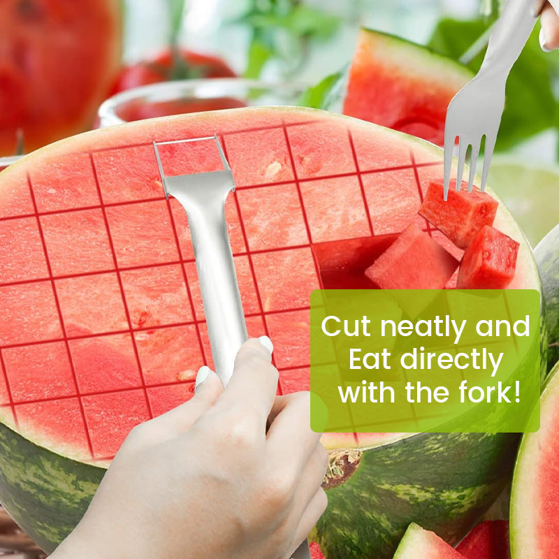 🍉2-In-1 Watermelon Dicing Fork