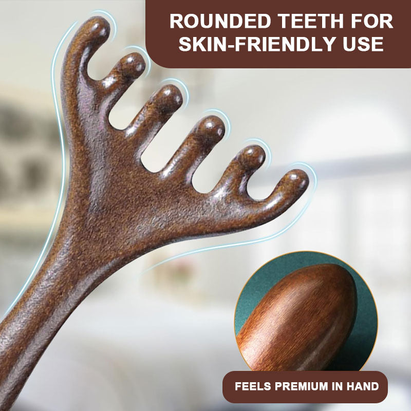 🦌 Dual-Use Antler Massage Comb | Full-Body Relaxation in One Stroke! 🛀✨