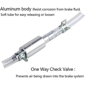 💥Brake Bleeder Hose - One Way Check Valve Tube Bleeding Tool Kit For Car Motorcyle Clutch