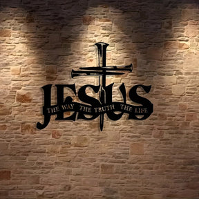 (🎁Last Day 49% OFF)🔥Jesus & Cross Design Wall Art - ⌛Limited Handmade Series