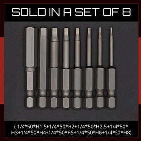 S2 Steel Magnetic Hexagon Bit Set