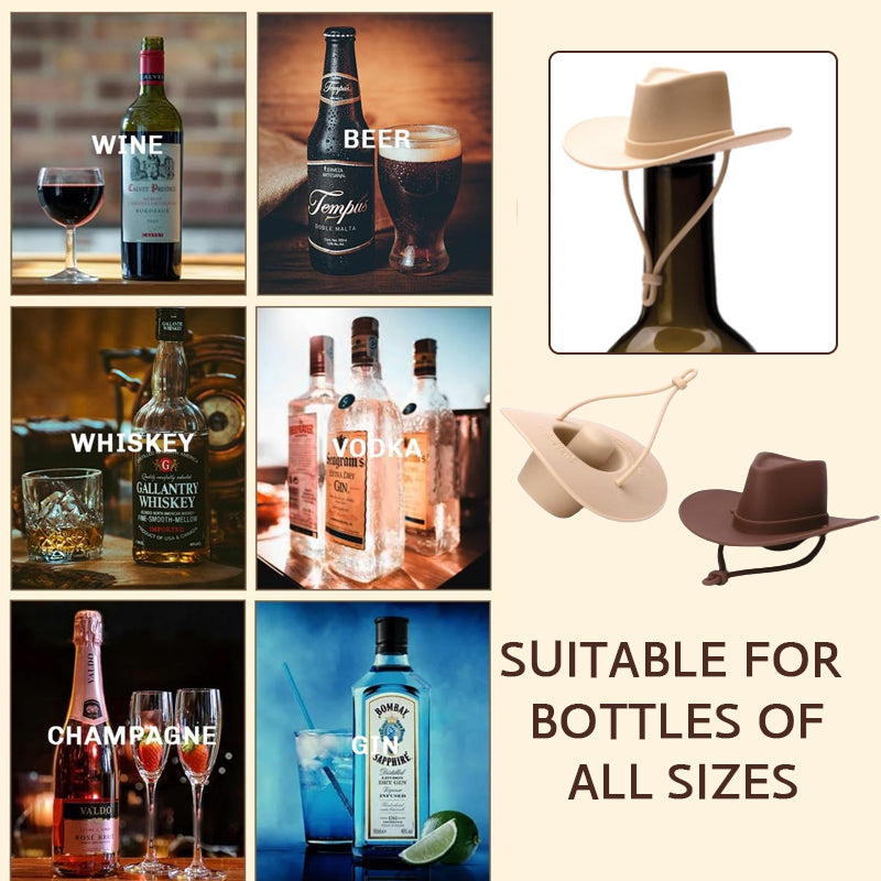 Cowboy Hat Bottle Stopper
