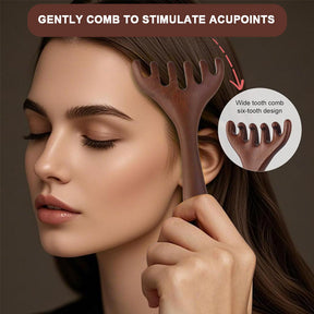 🦌 Dual-Use Antler Massage Comb | Full-Body Relaxation in One Stroke! 🛀✨