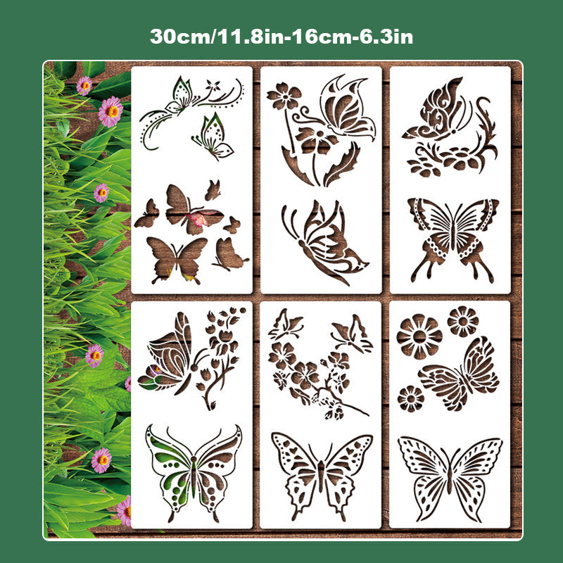 ✨LAST DAY: 49% OFF! - 💐Garden Fence Large Flower Stencils🌻DIY Decoration