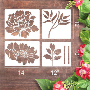 ✨LAST DAY: 49% OFF! - 💐Garden Fence Large Flower Stencils🌻DIY Decoration