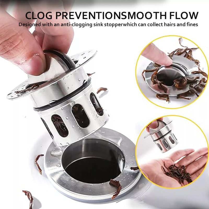 Telescopic Drain Pipe Against Odors