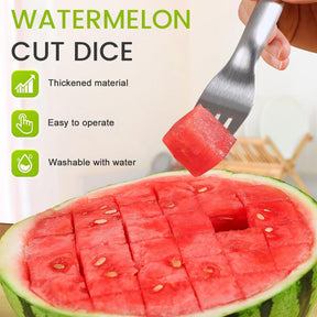 🍉2-In-1 Watermelon Dicing Fork