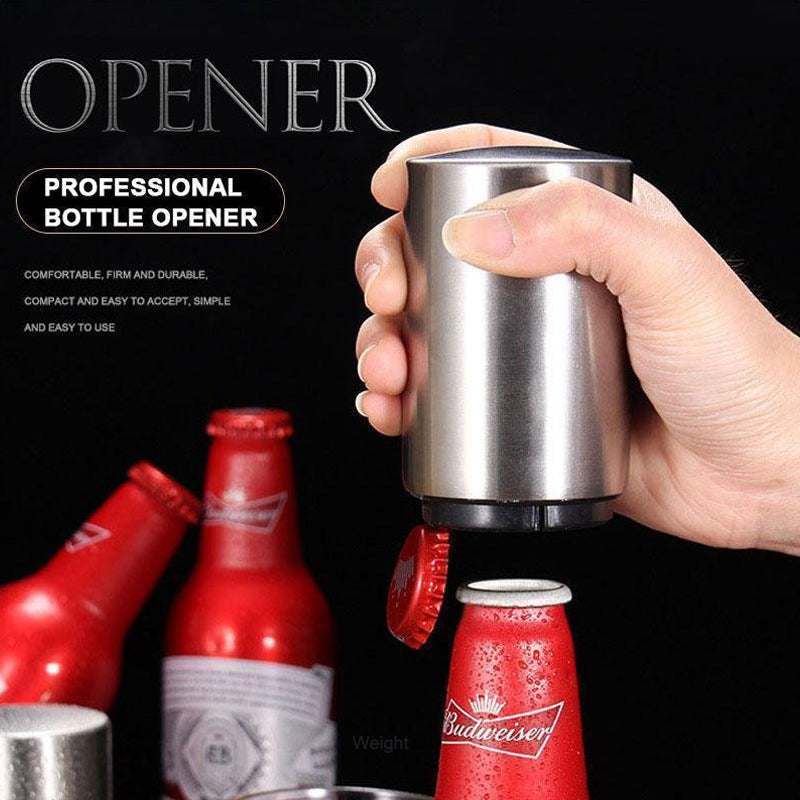 🍷Automatic Stainless Steel Bottle Opener