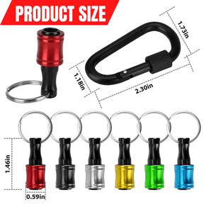 Portable drill bit holder