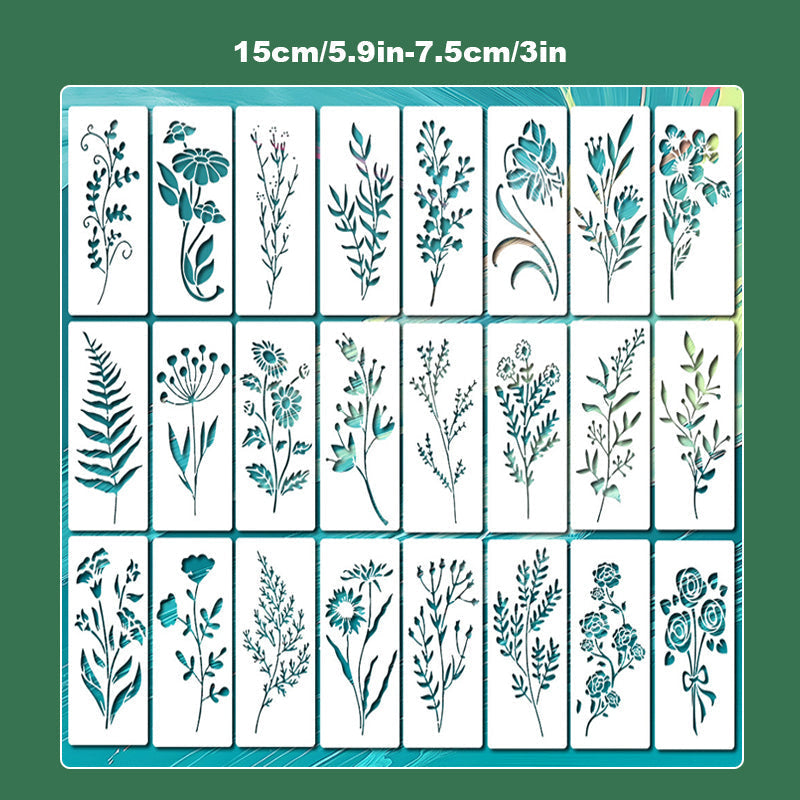 ✨LAST DAY: 49% OFF! - 💐Garden Fence Large Flower Stencils🌻DIY Decoration