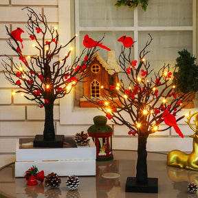 Little Red Bird Tree Light
