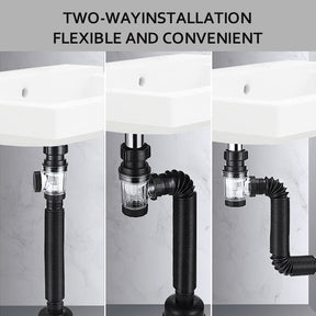 Telescopic Drain Pipe Against Odors
