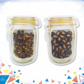 Reusable Mason Bottle Ziplock Bags