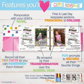 📘 School Year Memory Book — From Preschool to College
