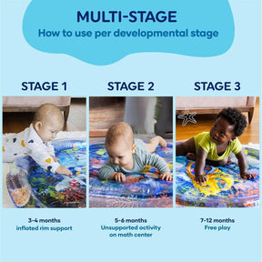 Inflatable Baby Tummy Time Water Mat