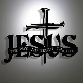 (🎁Last Day 49% OFF)🔥Jesus & Cross Design Wall Art - ⌛Limited Handmade Series