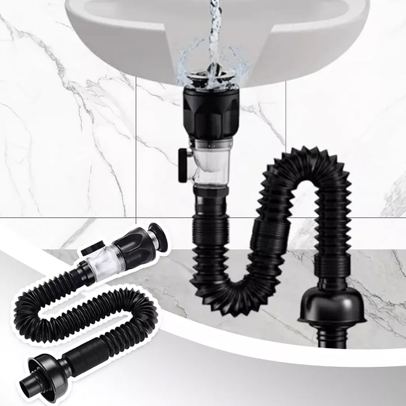 Telescopic Drain Pipe Against Odors