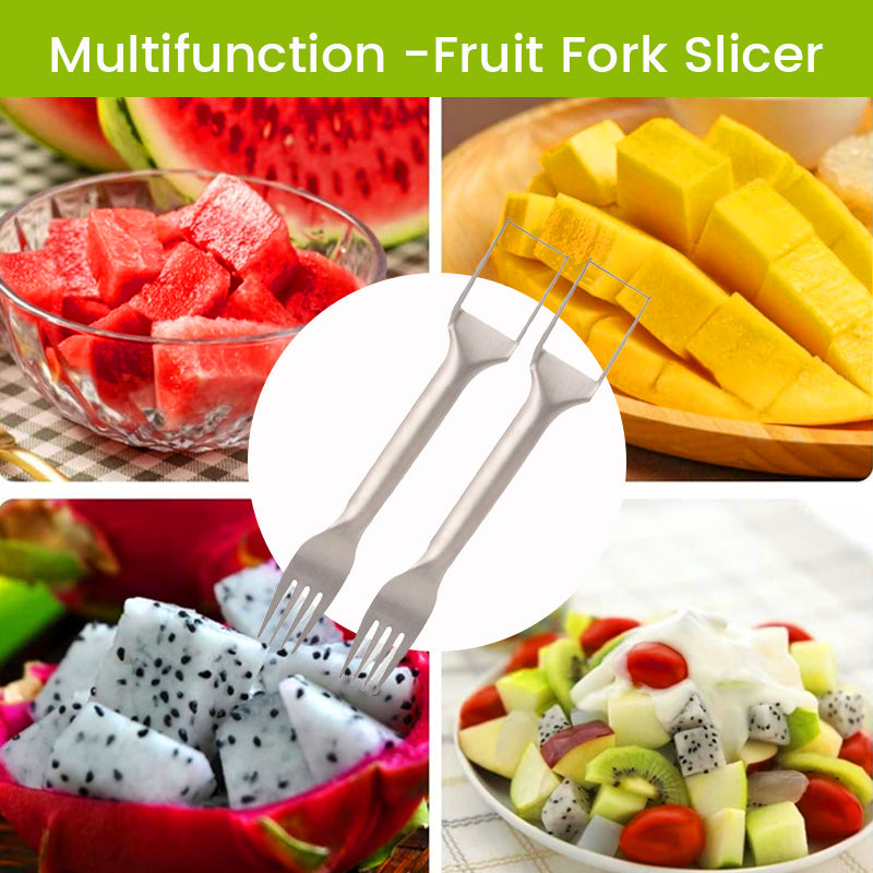 🍉2-In-1 Watermelon Dicing Fork