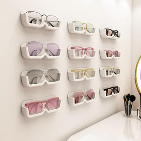 Wall-Mounted Punch-Free Glasses Storage Box