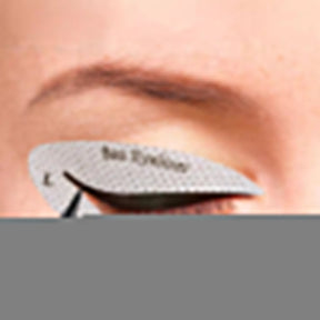 Eyeshadow/eyeliner makeup template stickers