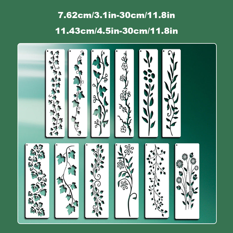 ✨LAST DAY: 49% OFF! - 💐Garden Fence Large Flower Stencils🌻DIY Decoration