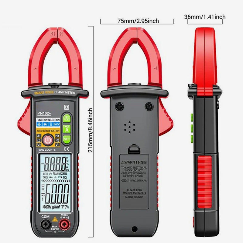 Smart Voice Clamp-type Multimeter Tester