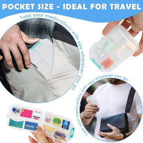 🔥147 Pcs Medicine Labels, DIY Mini Pill Case Labels(Travel Favorite!)