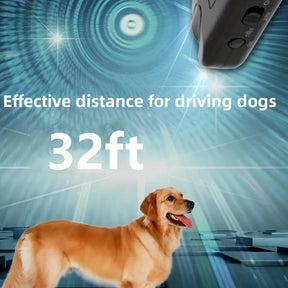 🎅Handheld Bark Control Luminous Ultrasonic Dog Repeller