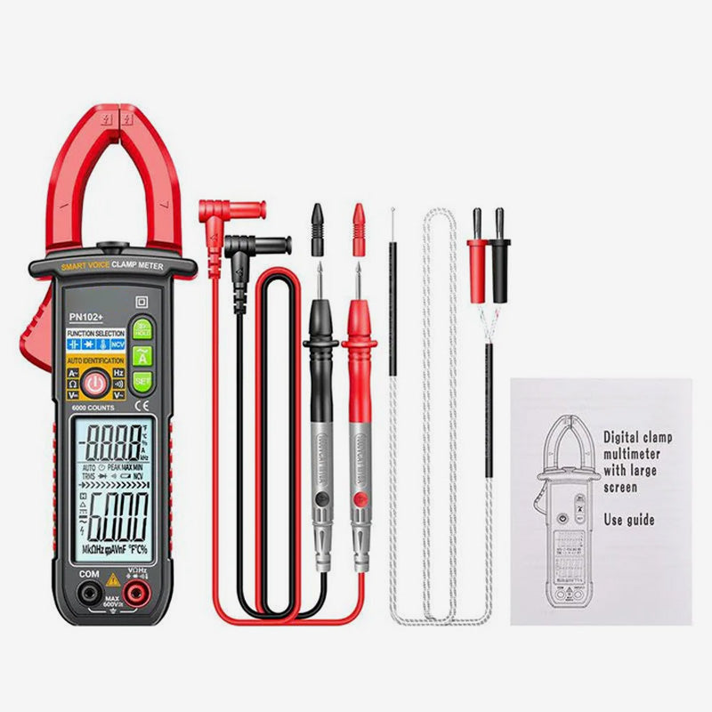 Smart Voice Clamp-type Multimeter Tester