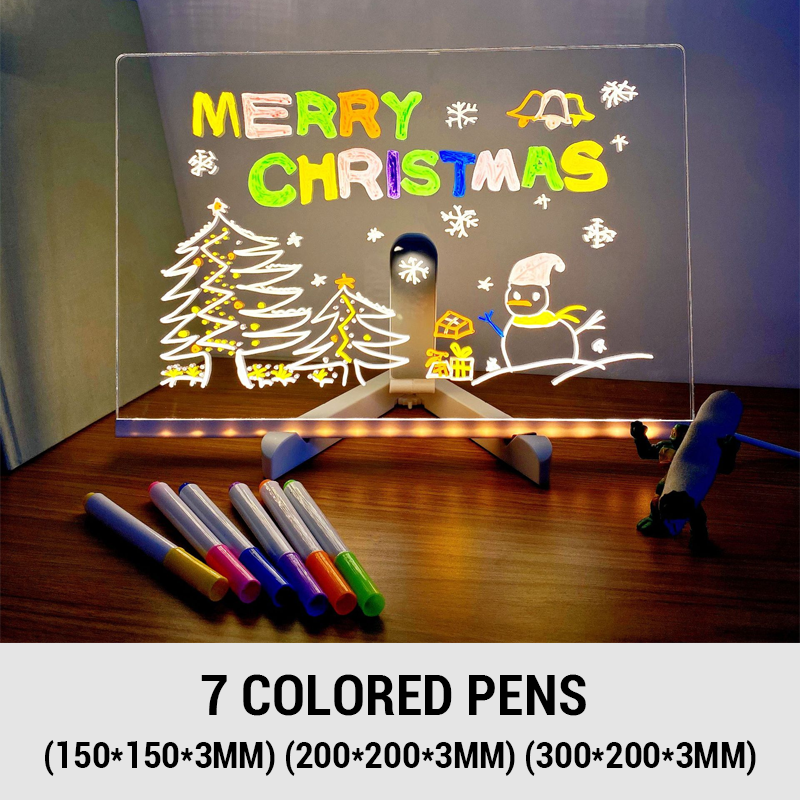 GlowNote LED Message Board with Colorful Neon Light