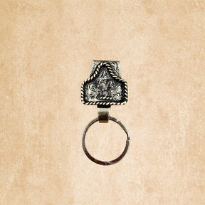 Vintage Letter Keychain