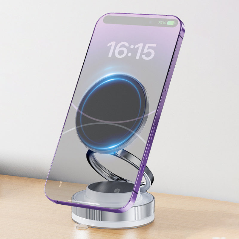 🚗 Mechanical Vacuum Magnetic Car Phone Holder — Free Your Hands, Drive Easier! 📱