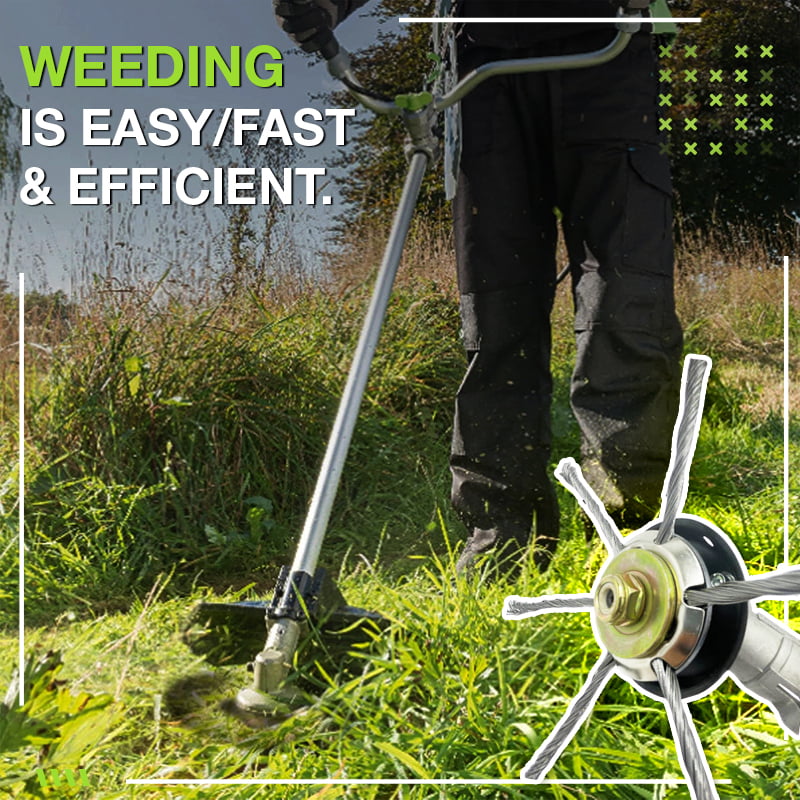🔥Buy More Save More String🌿Trimmer Replacement Head,Steel Wire Grass Cutting Head