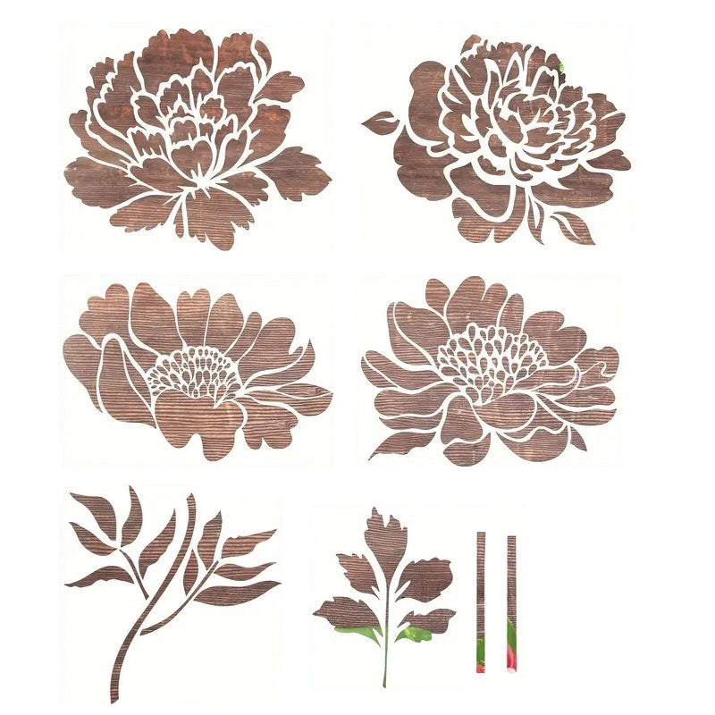 ✨LAST DAY: 49% OFF! - 💐Garden Fence Large Flower Stencils🌻DIY Decoration