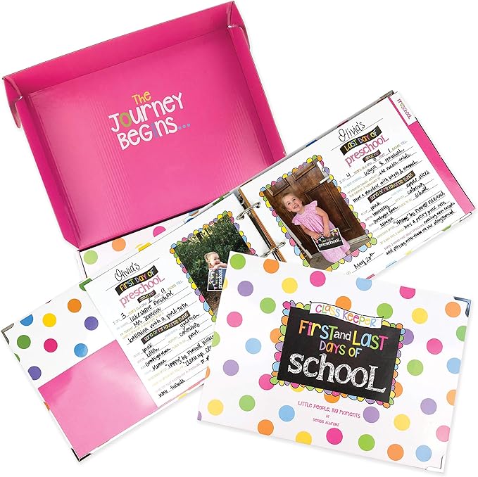 📘 School Year Memory Book — From Preschool to College