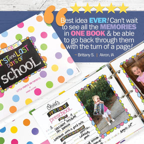 📘 School Year Memory Book — From Preschool to College