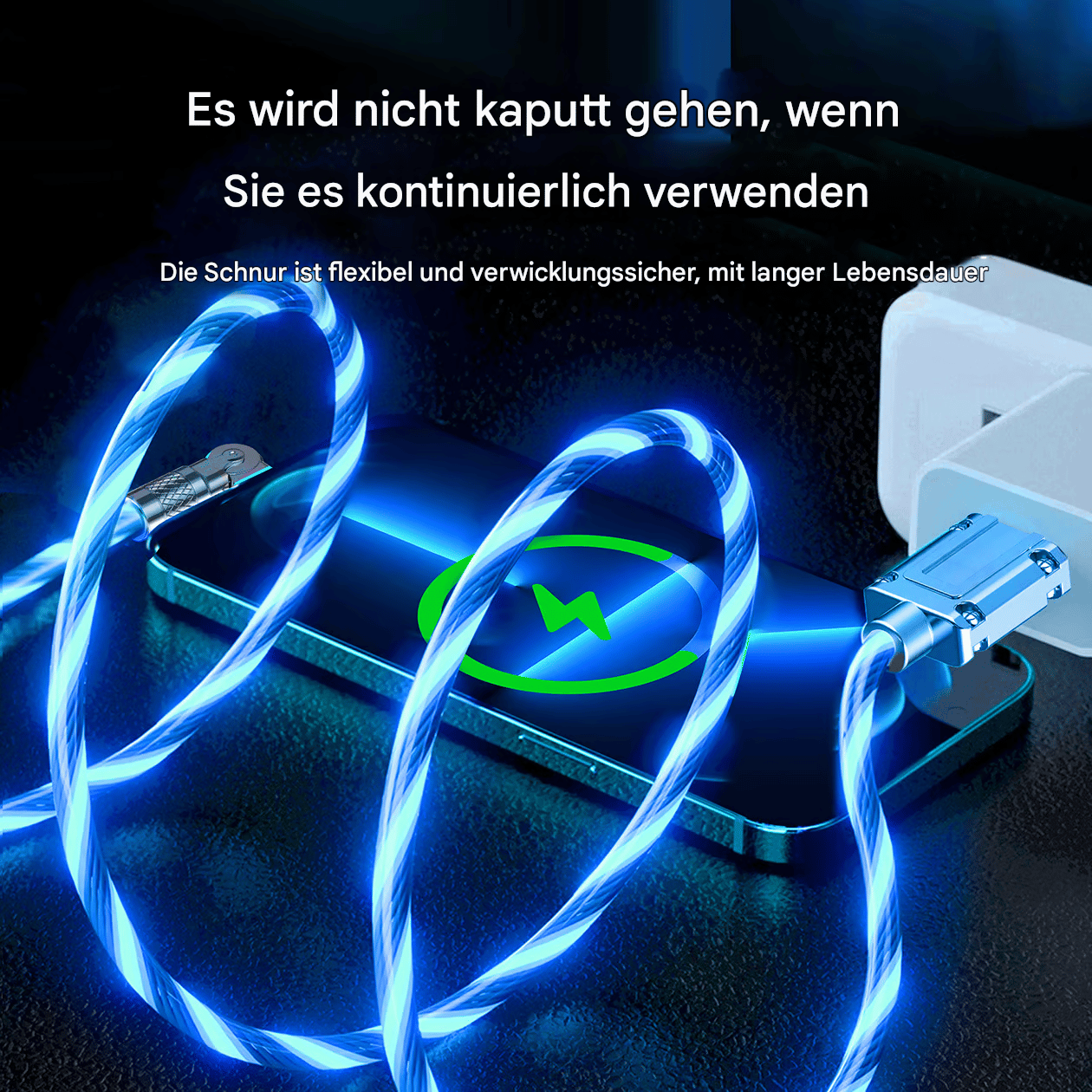 ⚡540° Rotatable Streamer Data Cable